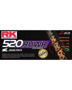 Cadena RK 520 RUWR con UW ring 116 eslabones oro