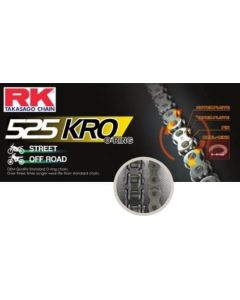 Cadena RK 525 KRO con O ring 118 eslabones