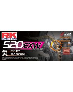 Cadena RK 520 EXW con XW ring 114 eslabones