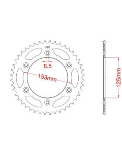 Corona de aluminio 38 dientes