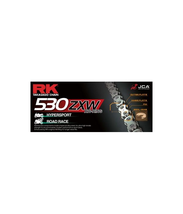 Cadena RK 530 ZXW con XW ring