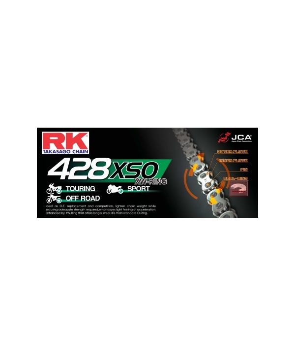 Cadena RK 428 con XW ring